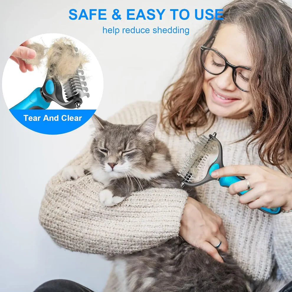 Herramienta de aseo Pet Pro - peine para eliminar el pelo suelto y desenredarlo sin dolor