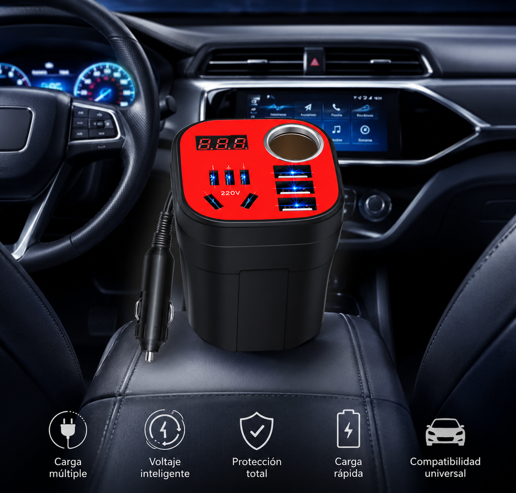 PowerGo 200  - ¡Potente inversor de carga de 200 W !