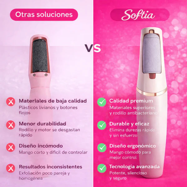 Adiós Callos y Talones Ásperos | Lápiz Quita Callos Electrónico Softia