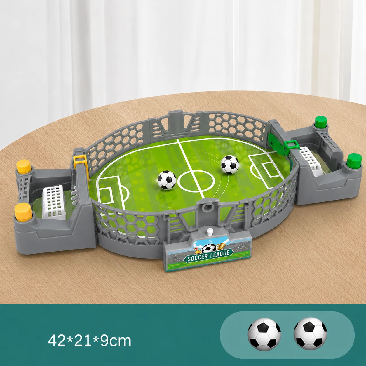 Mini Fútbol Pinball de Mesa - Acción rápida y diversión competitiva para toda la familia.
