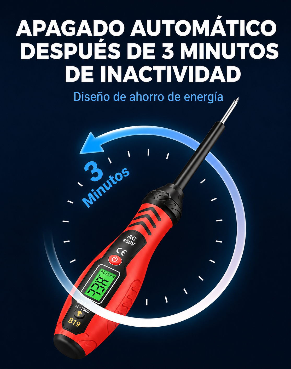 ✍️⚡Comprobador de voltaje inteligente sin contacto: la mejor herramienta para electricistas, segura y eficiente💡