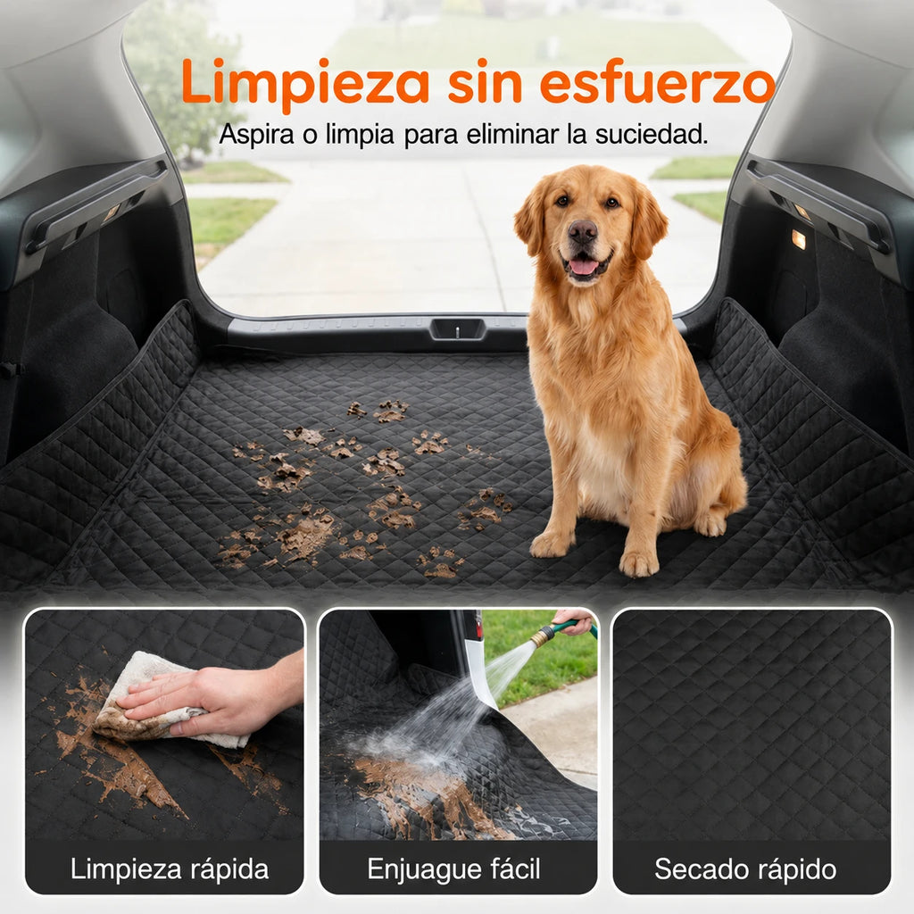 Alfombrilla ProShield™ - impermeable para maletero de coche, ideal para mascotas. Antideslizante y fácil de limpiar.