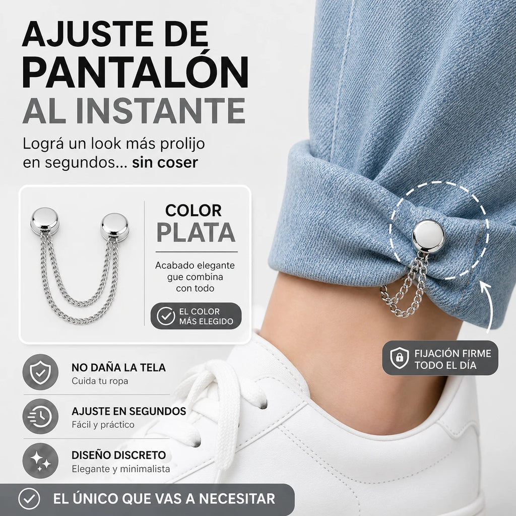 Cierre instantáneo: no requiere costura. (4 unidades)