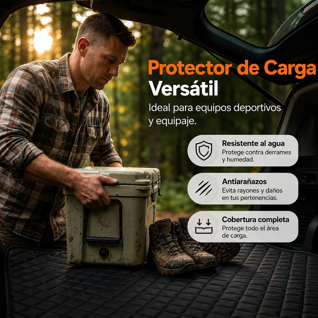 Alfombrilla ProShield™ - impermeable para maletero de coche, ideal para mascotas. Antideslizante y fácil de limpiar.