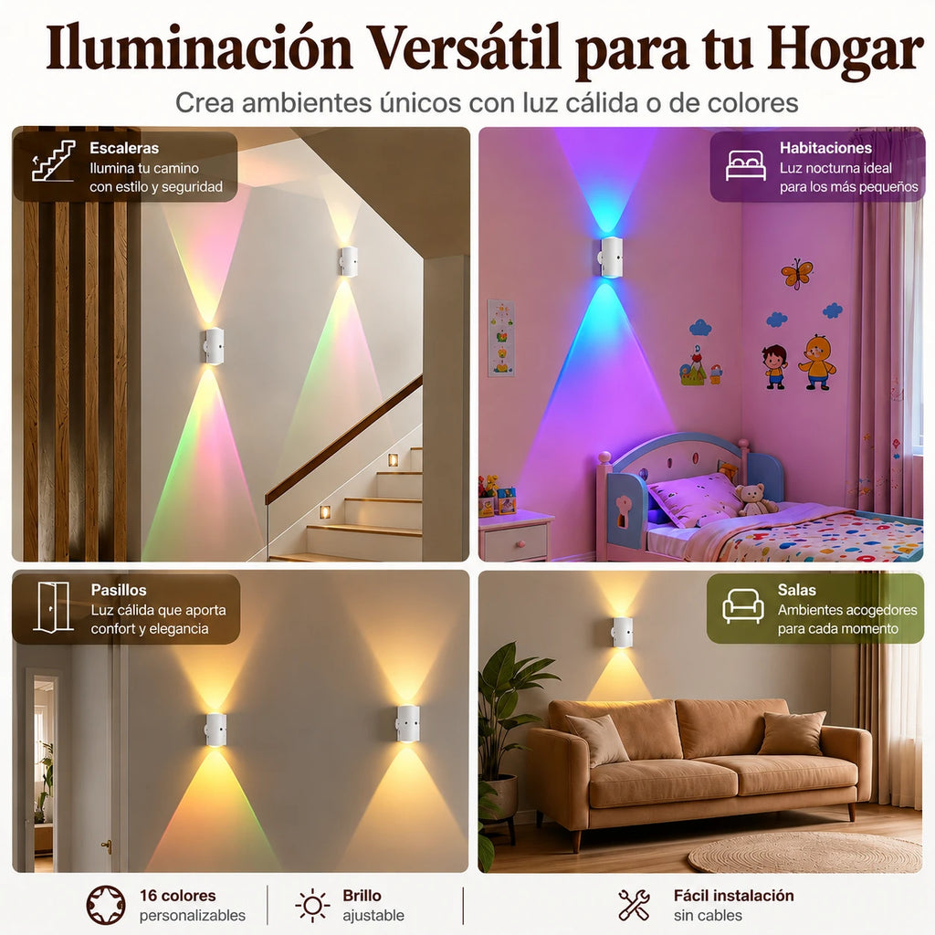 GLOW BEAM - Lámpara LED Inteligente RGB