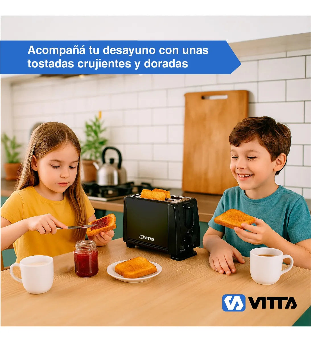 🍞 Tostadora 2 Panes – 6 Niveles