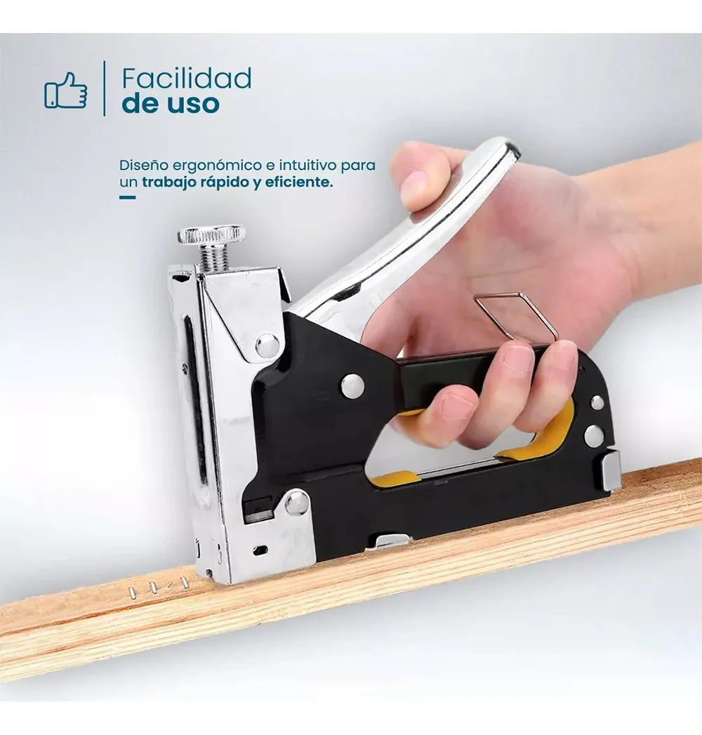 Engrapadora Manual Metálica 3 en 1 – Regulable