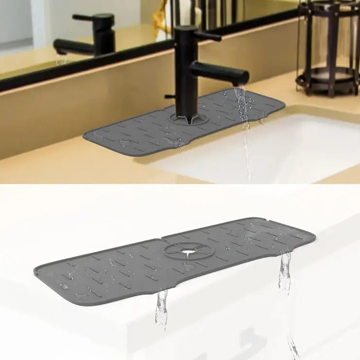 Alfombrilla de Silicona para Canilla + Cepillo CleanFlow™ de Regalo 🎁
