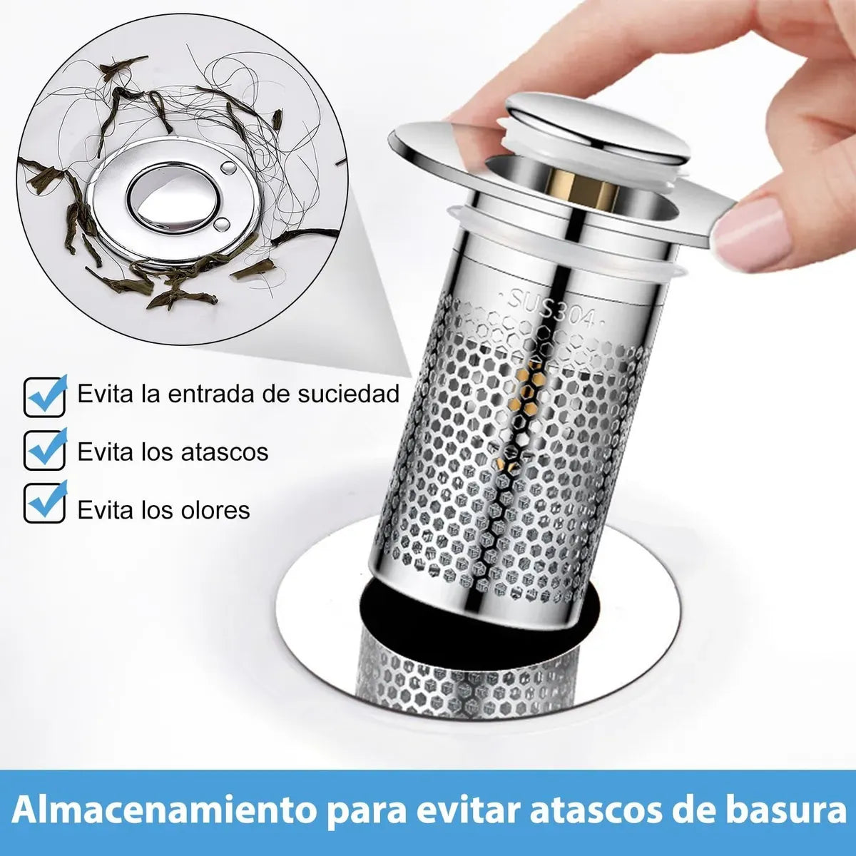 Filtro Para Drenaje Acero Inoxidable