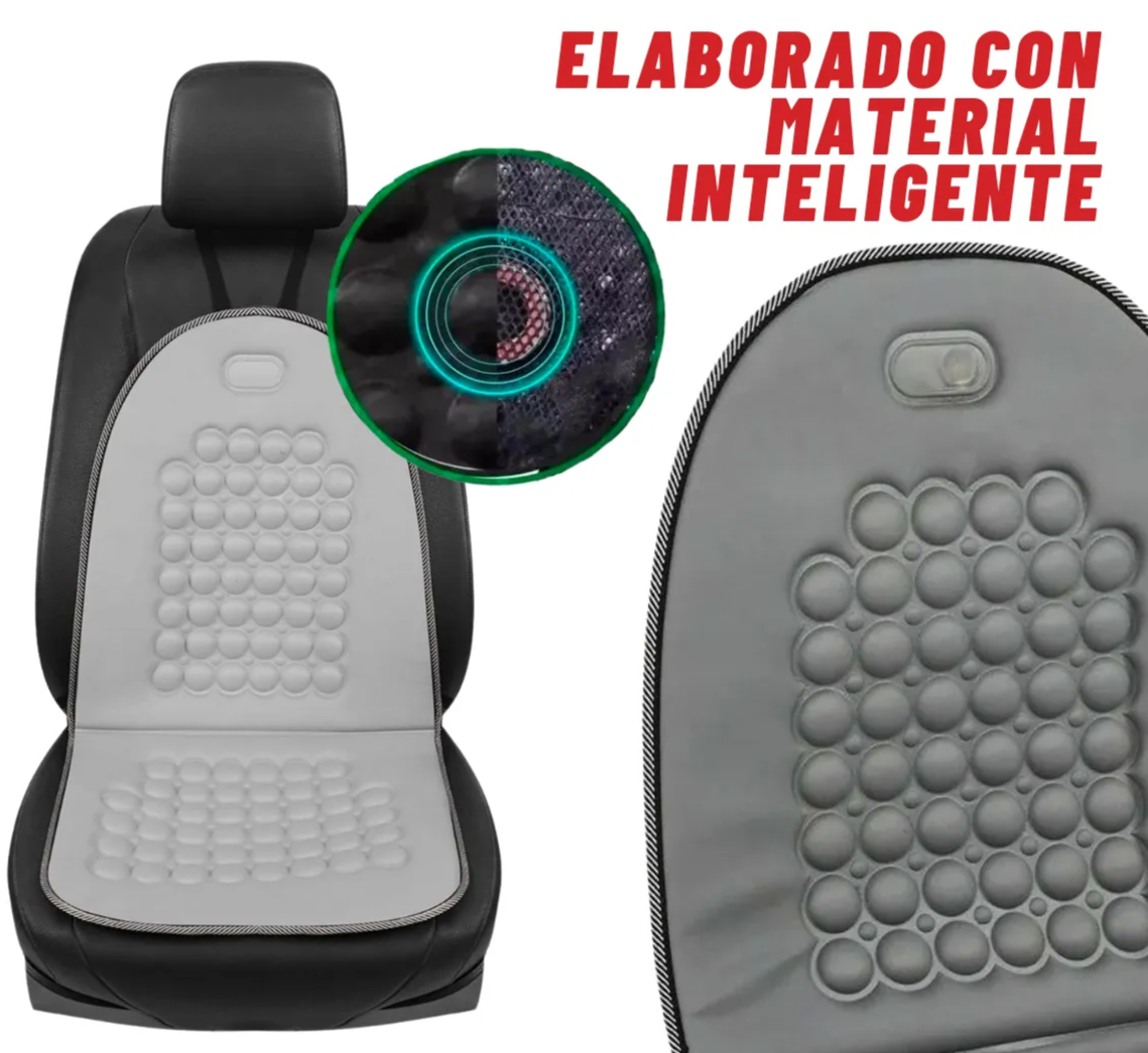 Cubre Asiento y Respaldo con Masaje Magnético para Auto
