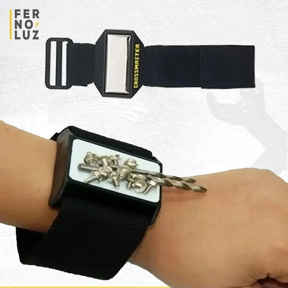 Pulsera Magnética Pro - Sujetá Tornillos y Clavos sin Usar las Manos
