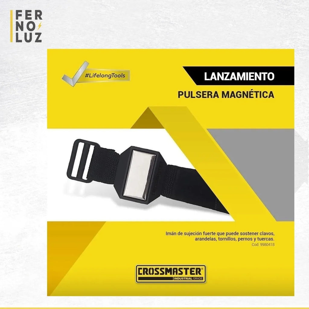 Pulsera Magnética Pro - Sujetá Tornillos y Clavos sin Usar las Manos