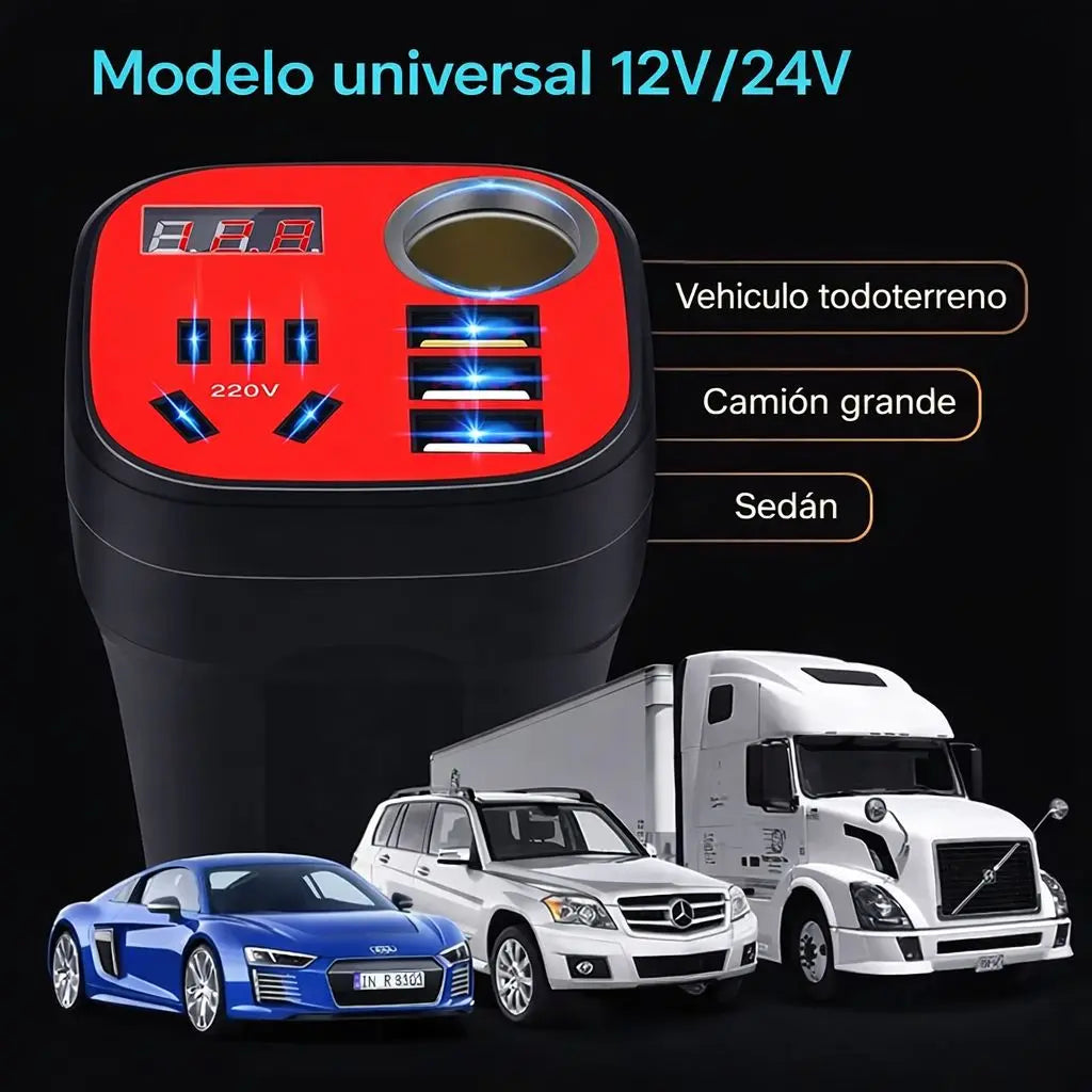 PowerGo 200  - ¡Potente inversor de carga de 200 W !