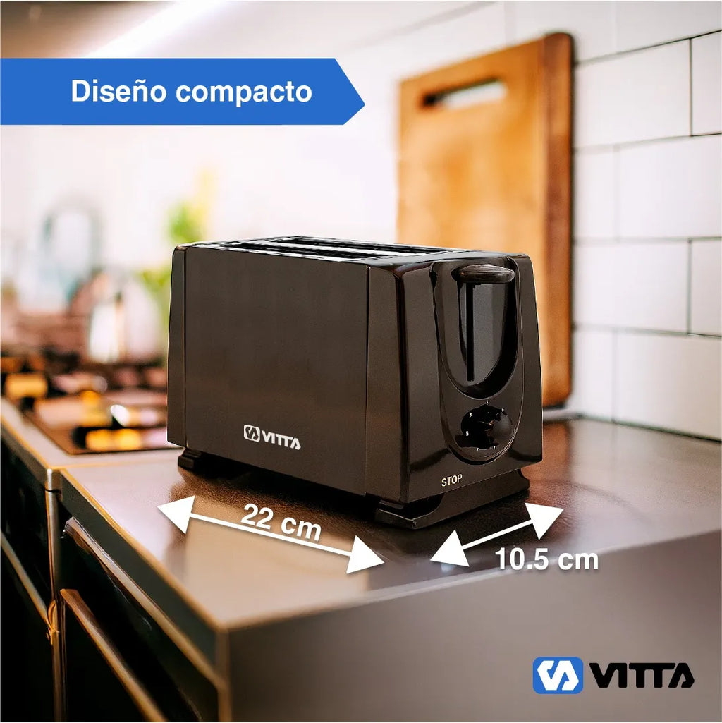 🍞 Tostadora 2 Panes – 6 Niveles