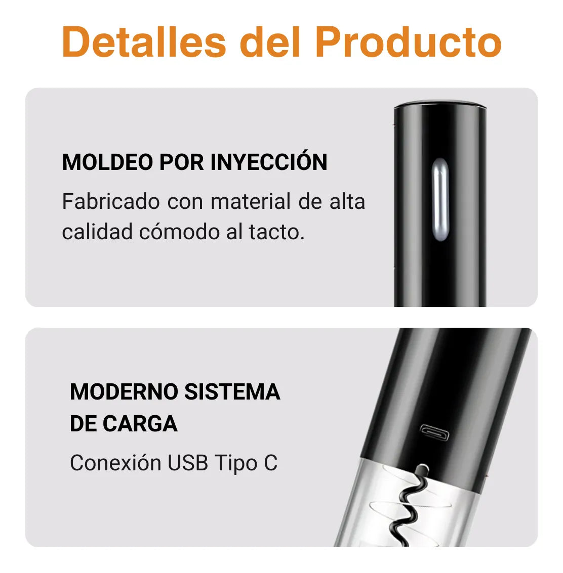 Kit completo Sacacorchos Automático