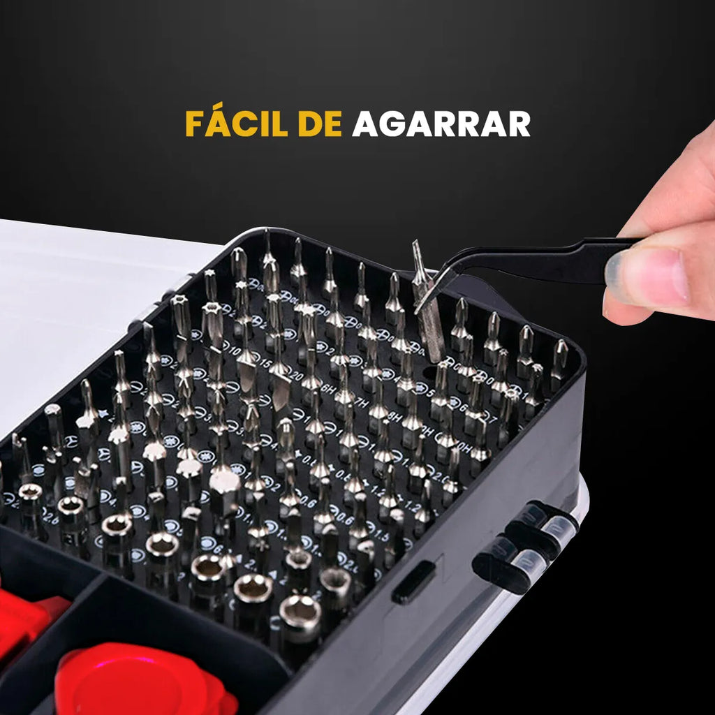 🛠️ Kit Destornillador de Precisión 117 en 1