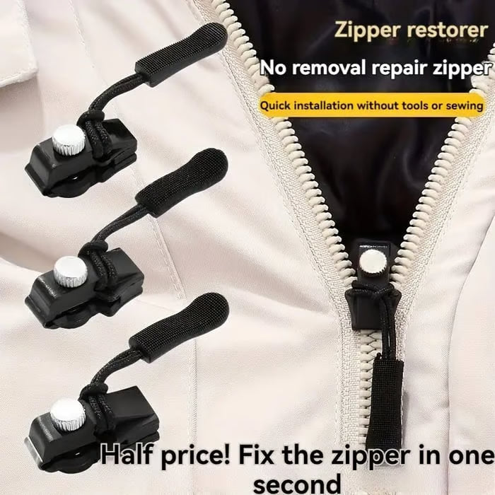 kit x12 Reparador de Cierres Universal - No tires tu ropa favorita, arreglala hoy