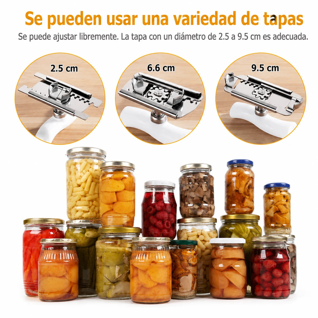 abridor de frascos Effortless Arthritis te permite abrir incluso los frascos más apretados sin esfuerzo