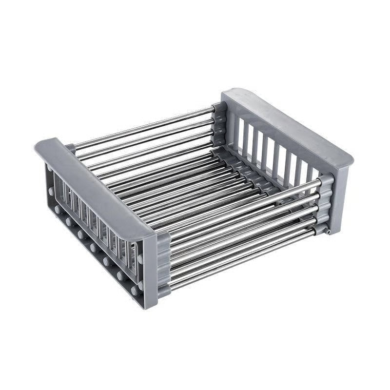 Cesta de desagüe para fregadero de cocina extensible
