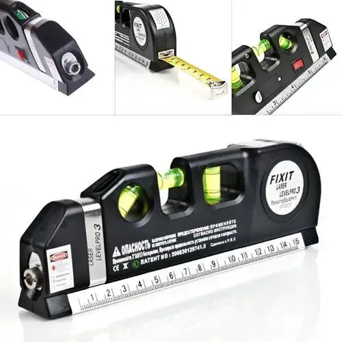 Herramienta de Nivelación Profesional Fixit™  | Nivel Láser 3 en 1