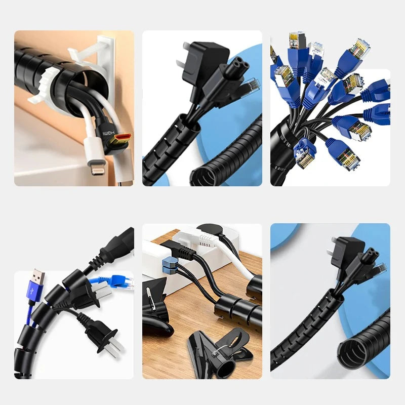 CableFlex™ - Transformá el Caos de Tus Cables en un Espacio Limpio y Organizado