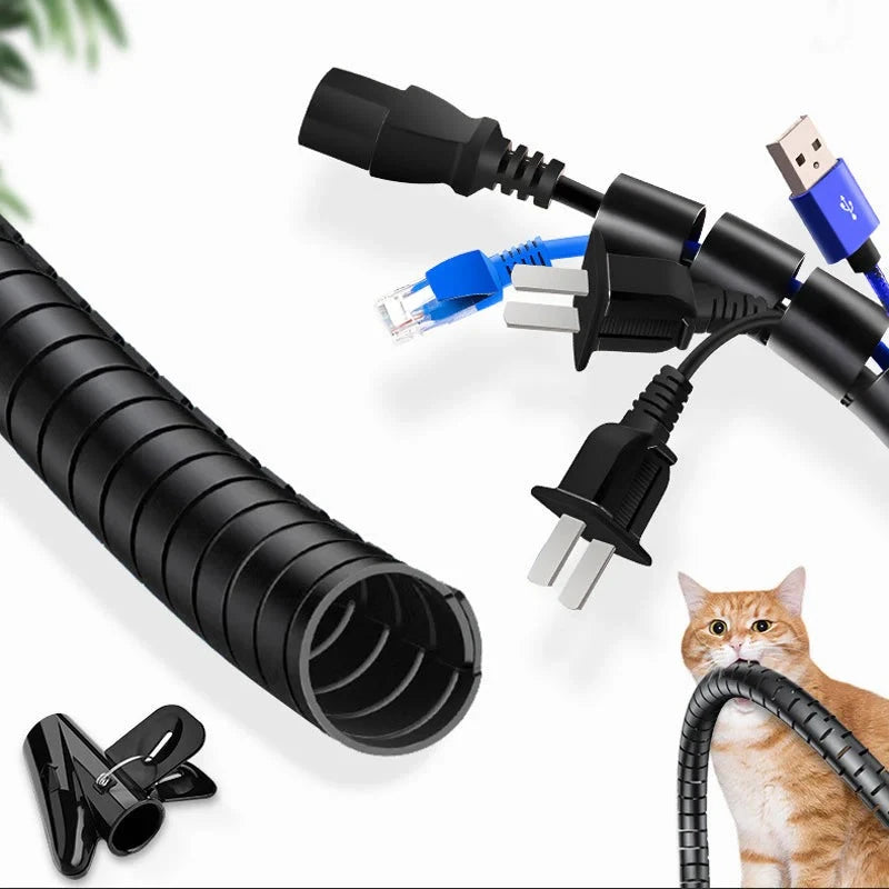 CableFlex™ - Transformá el Caos de Tus Cables en un Espacio Limpio y Organizado