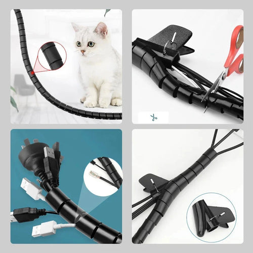 CableFlex™ - Transformá el Caos de Tus Cables en un Espacio Limpio y Organizado