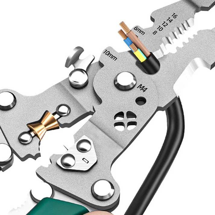 Pelacables multifuncional, crimpadora y cortadora de cables 🧰